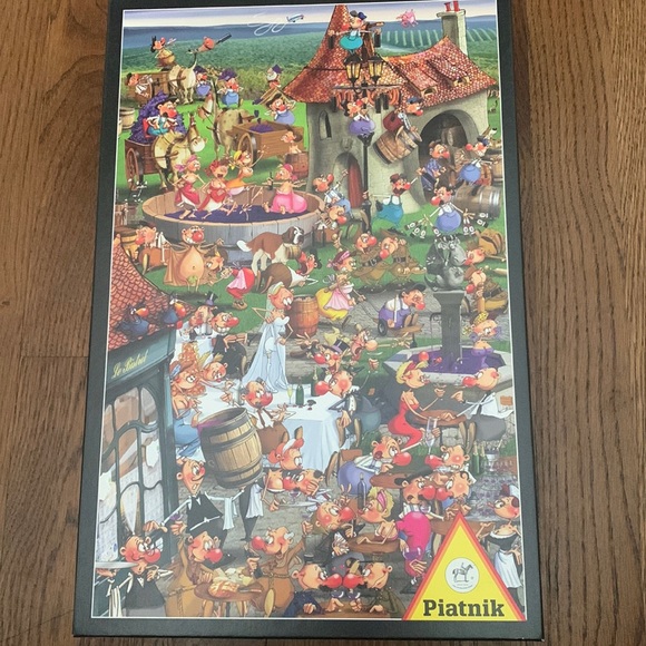 Piatnik 1000 puzzle. Story of Wine